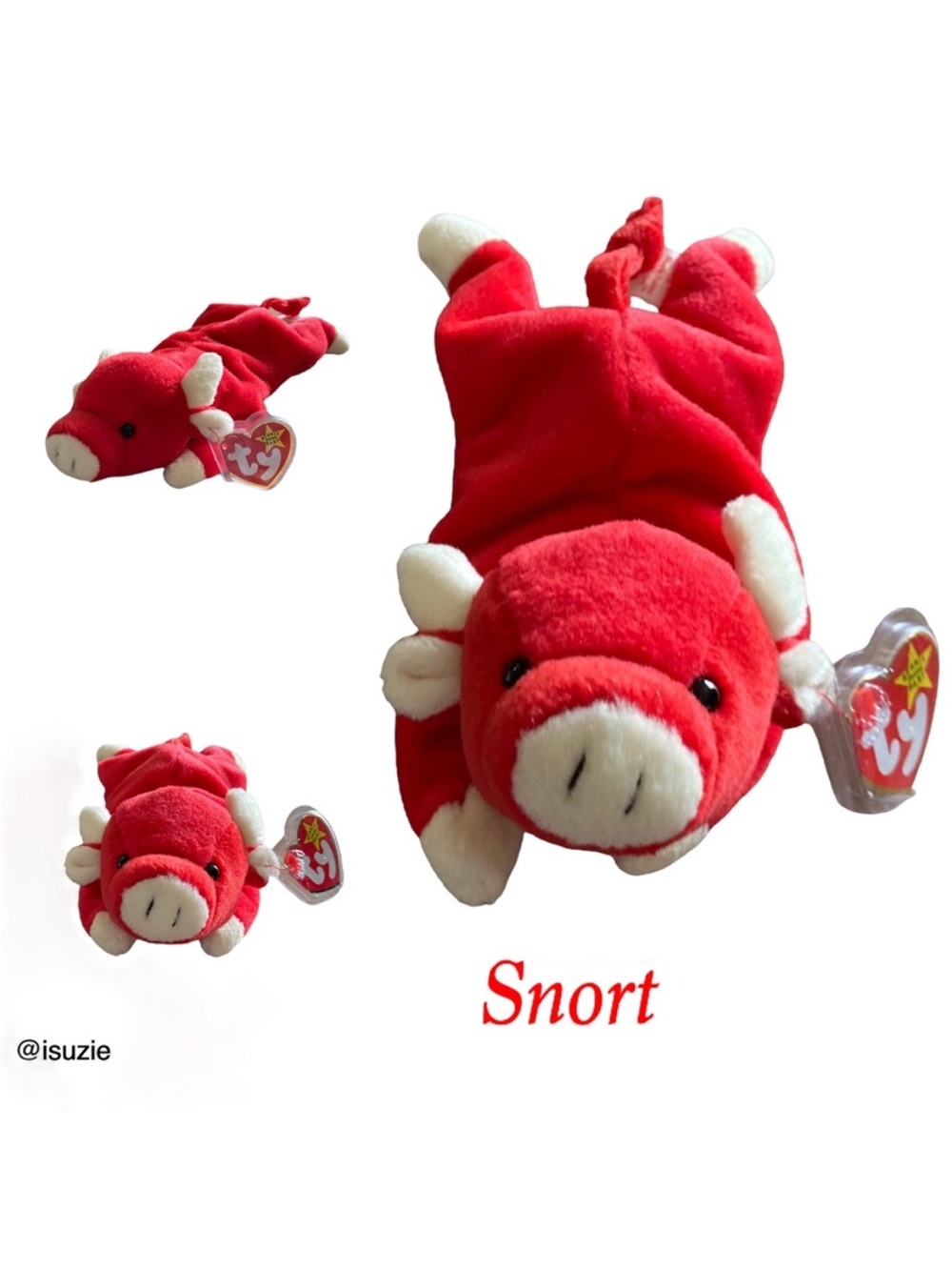 Snort Ty Rare Retired Original Beanie Baby